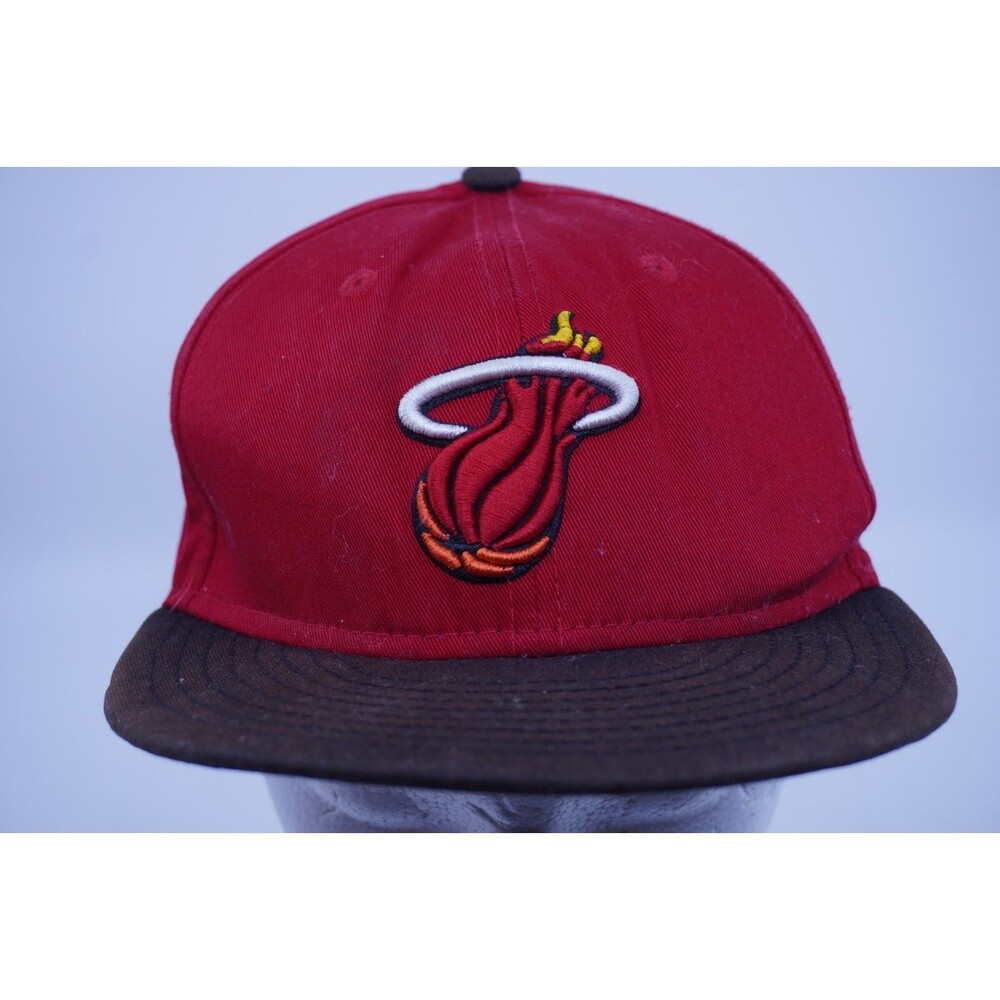 Miami Heat New Era Hardwood Classics Cap Red Youth Snapback Adjustable